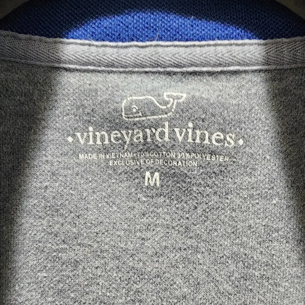 Vineyard Vines Quarter Zip Performance Pullover Shirt M - Picture 4 of 8